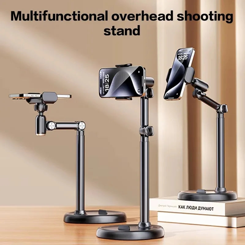 Height Adjustable Tablet Stand for Desk Tablet Holder 360° Rotation Tablet Accessories for 4.7-15.6" Cell Phone Holder