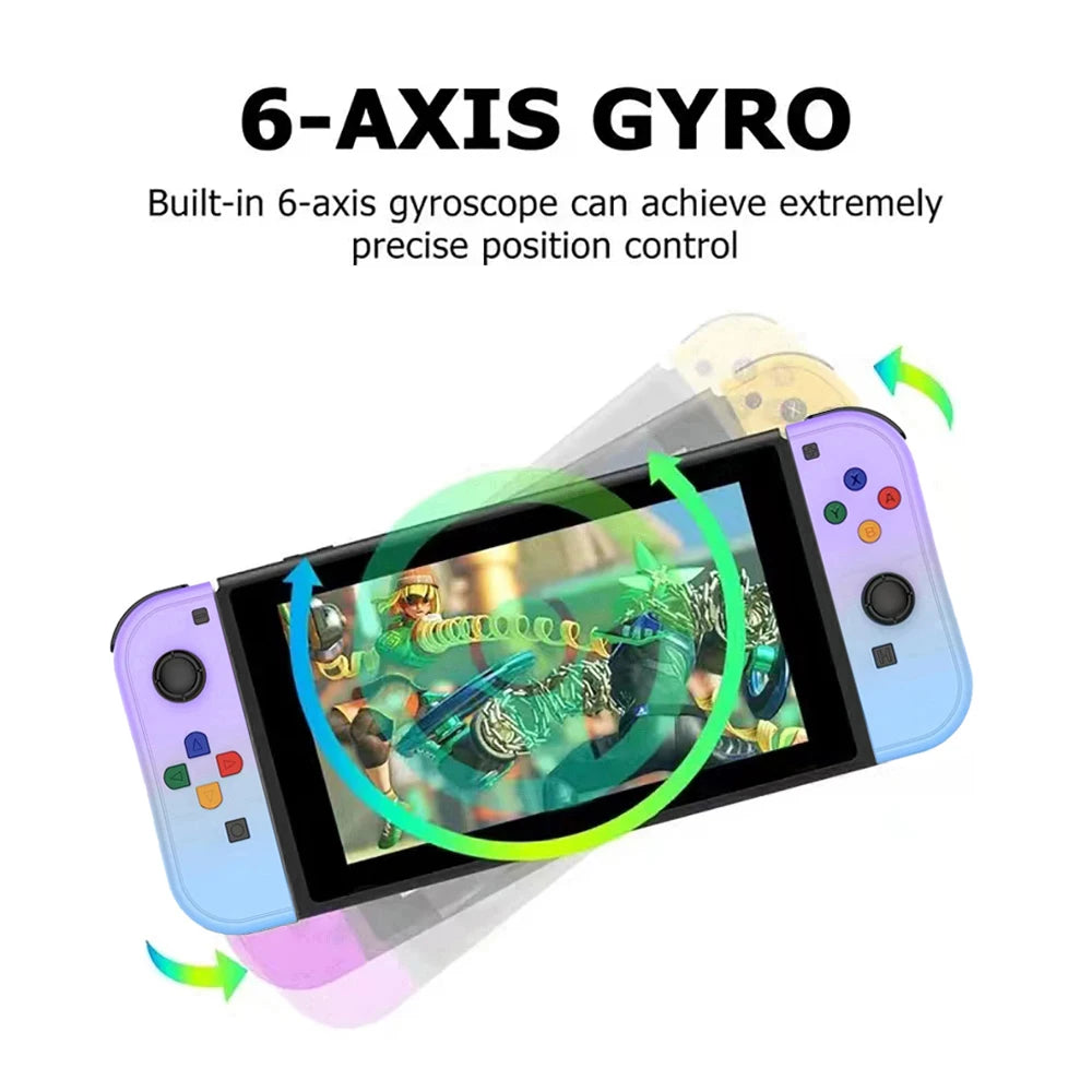 Joy Cons Gamepad For Switch/OLED/Lite Controller Bluetooth Wireless Joystick With Vibration Trubo Wake Up Function