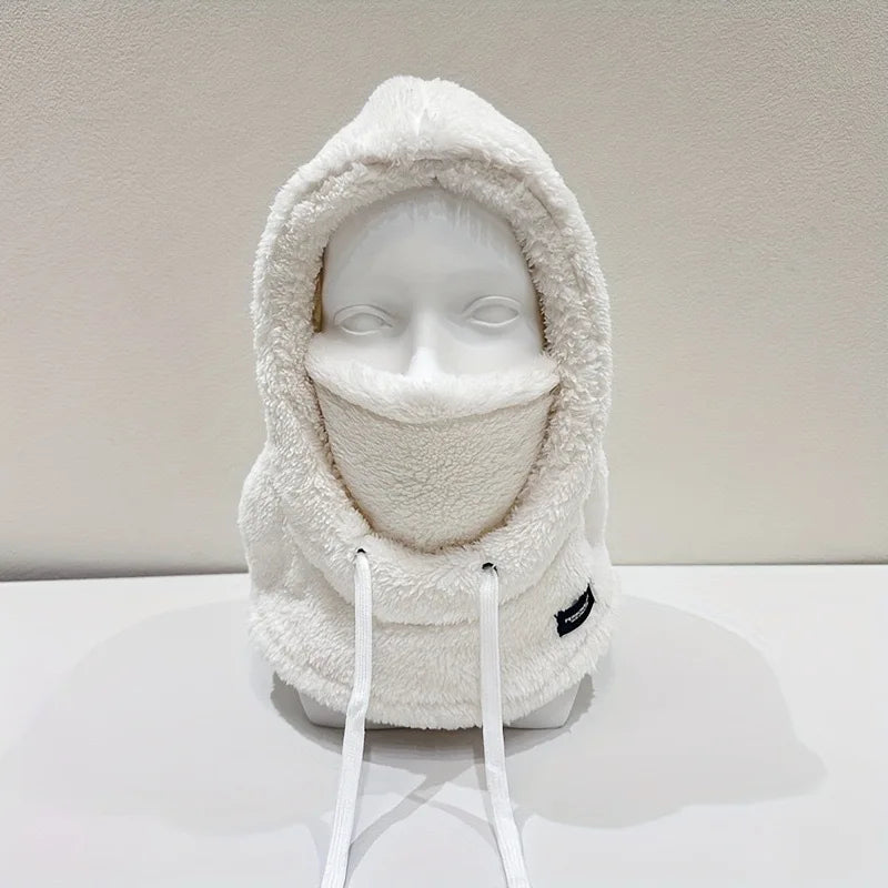 1/2pcs Winter Warm Balaclava Thermal Windproof Ski Hood Motocycle Face Cover Polar Fleece Adjustable Cycling Neck Cover Mask