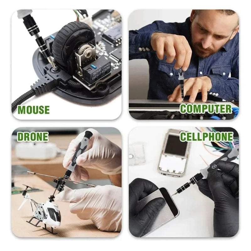 115-in-1 Precision Screwdriver Set with Magnetic Bits - Electronics Repair Tool Kit for Phone, Laptop, PC & DIY Projects