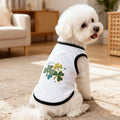 Summer Pet Clothes Breathable Mesh Dog Cat Jersey Cute Puppy Kitten Vest Shedding Control Apparel Holiday Party Dog Clothing