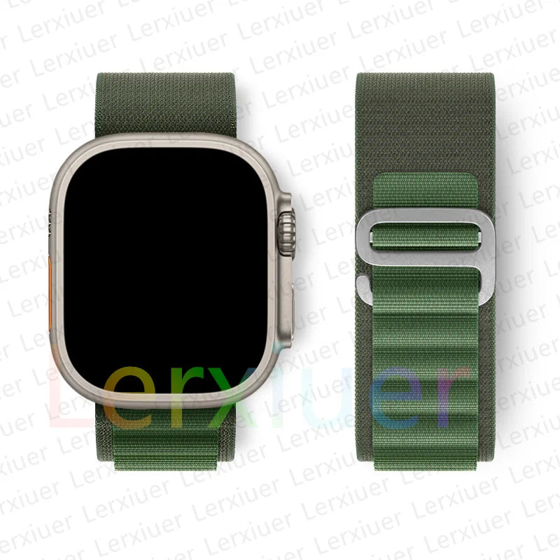 Alpine Loop Strap for Apple watch Ultra 2 Band 49mm 44mm 40mm 45mm 41mm 46mm 42mm Bracelet iWatch Series 10 SE 9 8 7 6 5 4 Bands