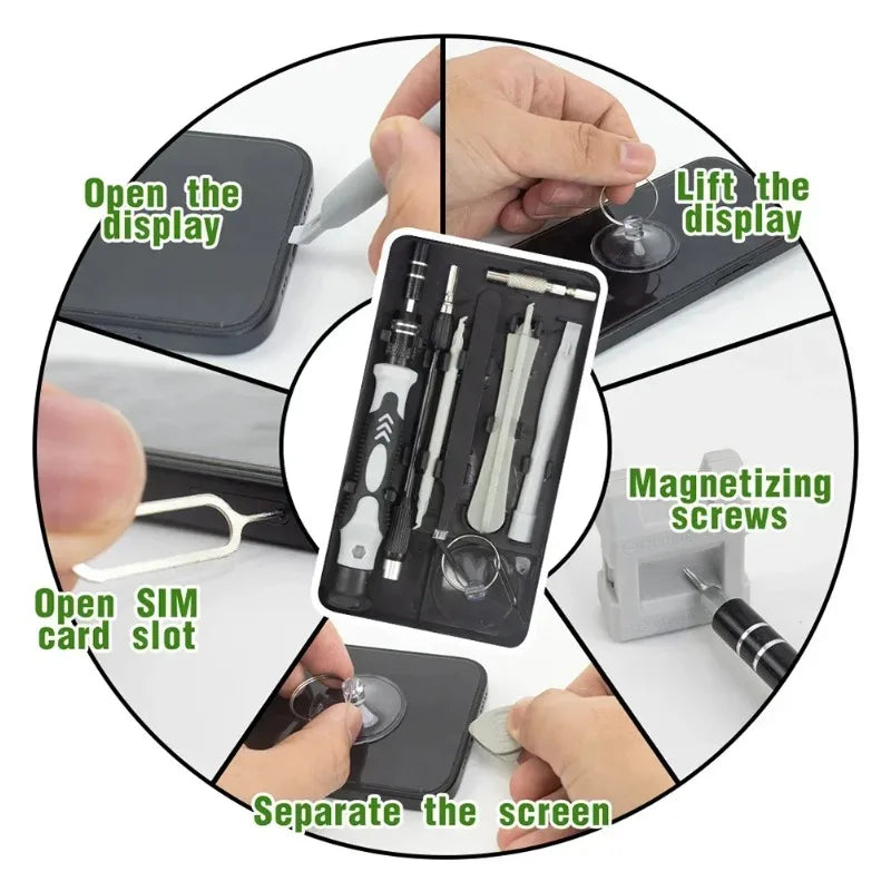 115-in-1 Precision Screwdriver Set with Magnetic Bits - Electronics Repair Tool Kit for Phone, Laptop, PC & DIY Projects